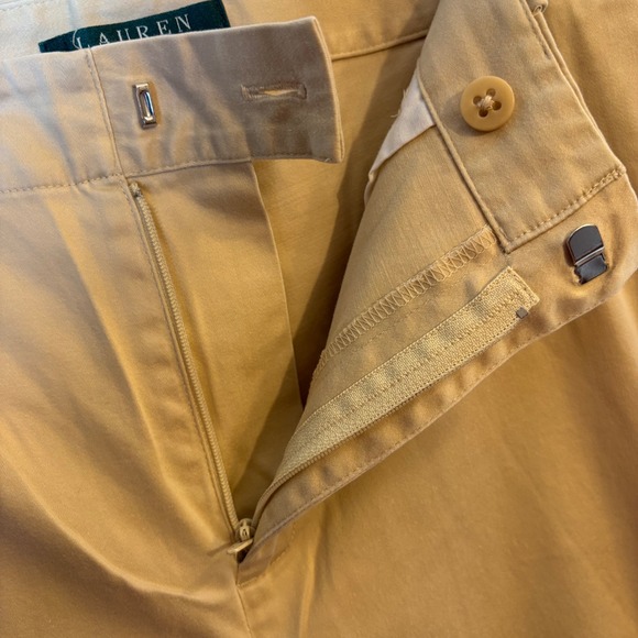 Lauren Ralph Lauren Women's Stretch Cotton Chino Pants Size 4 - Picture 4 of 6